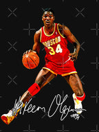 Hakeem Olajuwon Basketball Signature Vintage Retro 80s 90s Rap Style Shirt