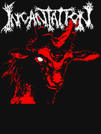 White Typography Doom Metal Shirt