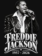 Freddie Jackson Sequin Jacket Singing Performance 1957 2026 Shirt