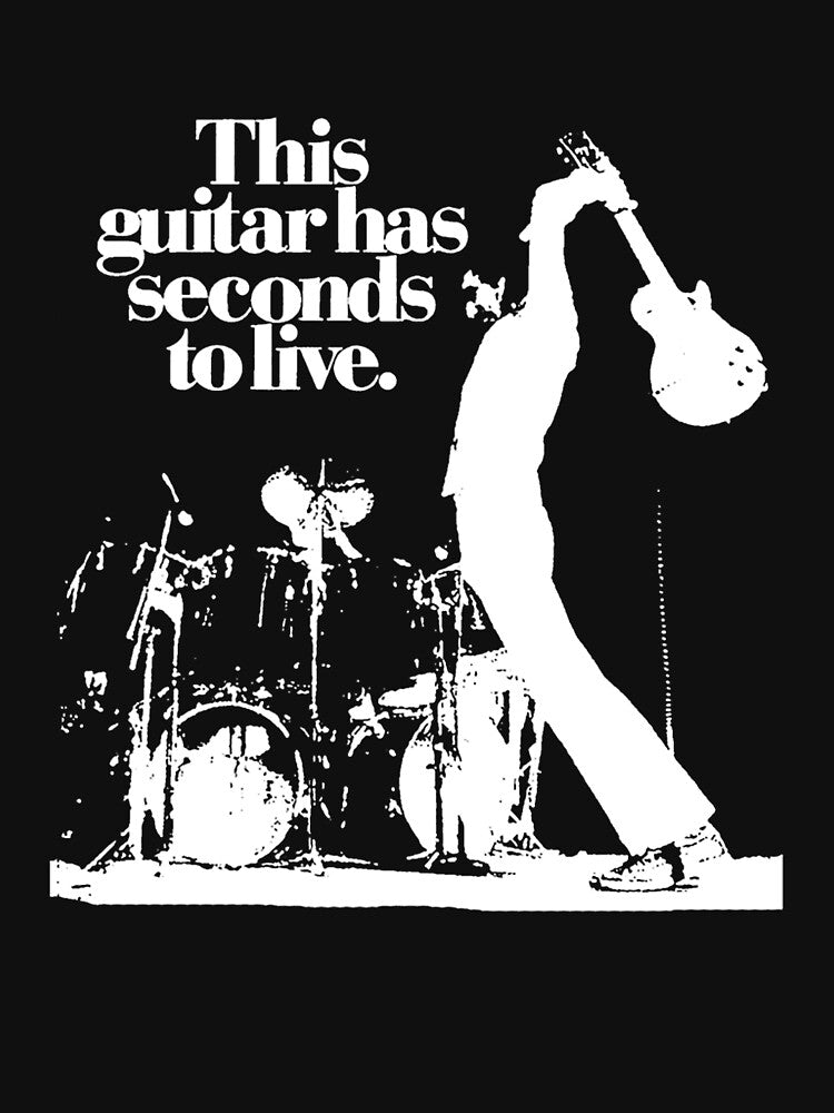 Pete Townshend The Who This Guitar Has Seconds To Live Rock Music Shirt