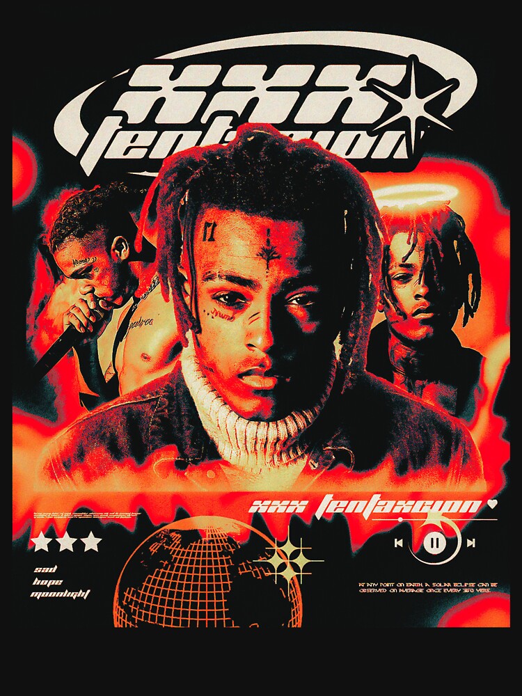 XxxTentacion Design V2 Collection Streetwear Hip Hop Shirt