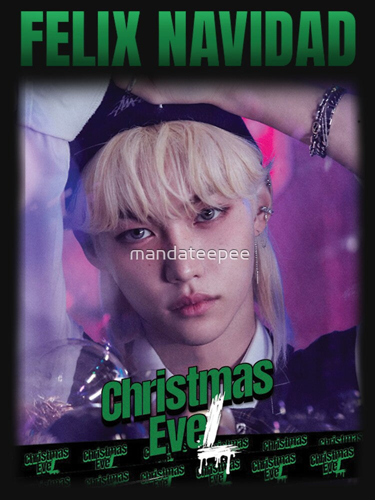 Felix Navidad Stray Kids Christmas Evel Shirt