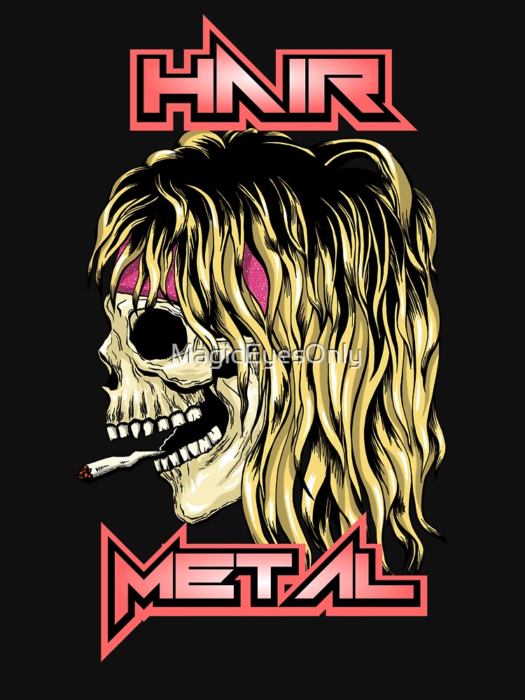 Hair Metal Skull Shirt