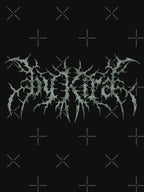 BY KIRA Death Metal Typography Camo Shirt