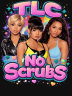 TLC No Scrubs 90s Retro Band Shirt