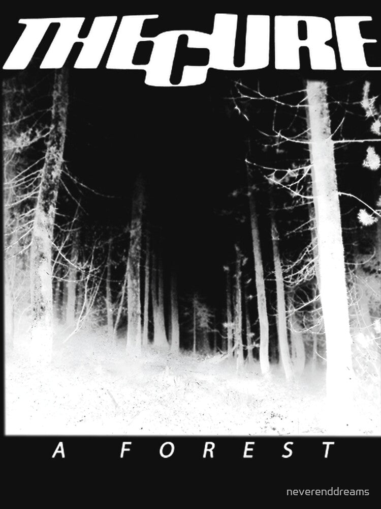The Cure A Forest Dark Woods Band Graphic Shirt
