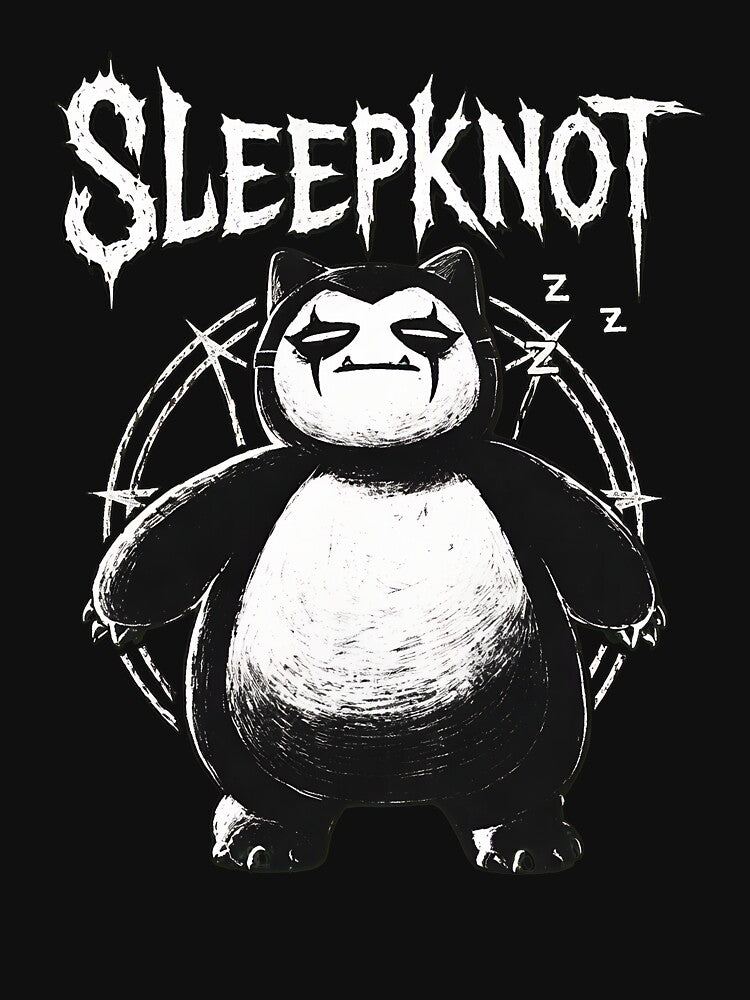 Sleepknot Snorlax Dark Humor Gothic Art Shirt