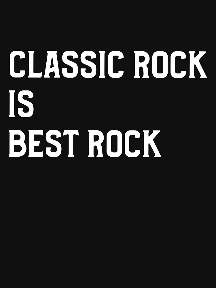 Rock Is Best Rock Version 1 Shirt