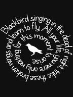 Blackbird Singing In The Dead Of Night Blackbird Beatles Shirt