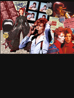 1970s Glam Rock Icon Moodboard Collage Shirt