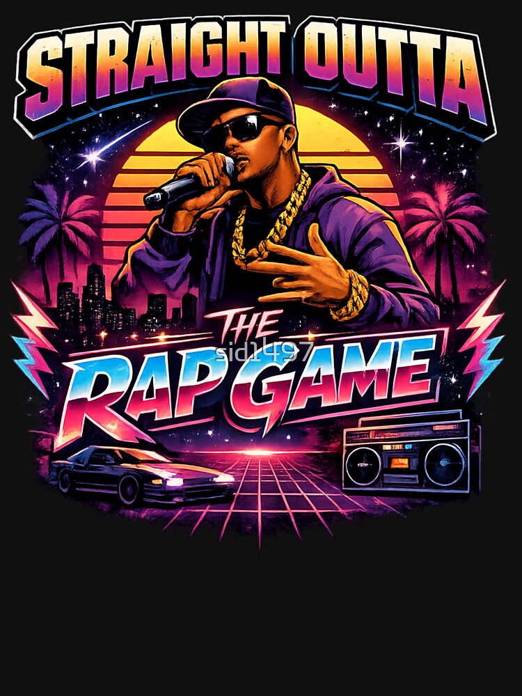 Retro Rap Music - Hip Hop Performer Shirt