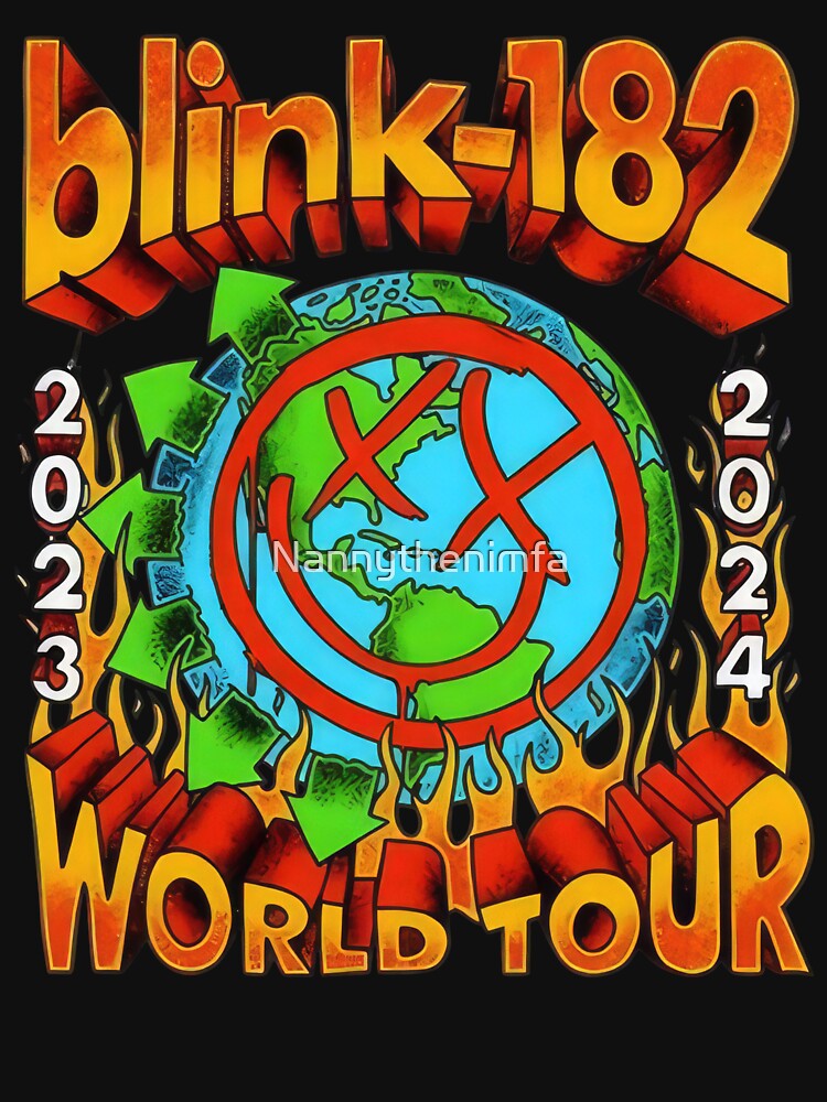 B L I N K 182 World T O U R Shirt