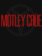 Mötley Crüe Pentagram Logo Metal Design Shirt