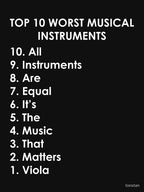 Top 10 Worst Musical Instruments Shirt