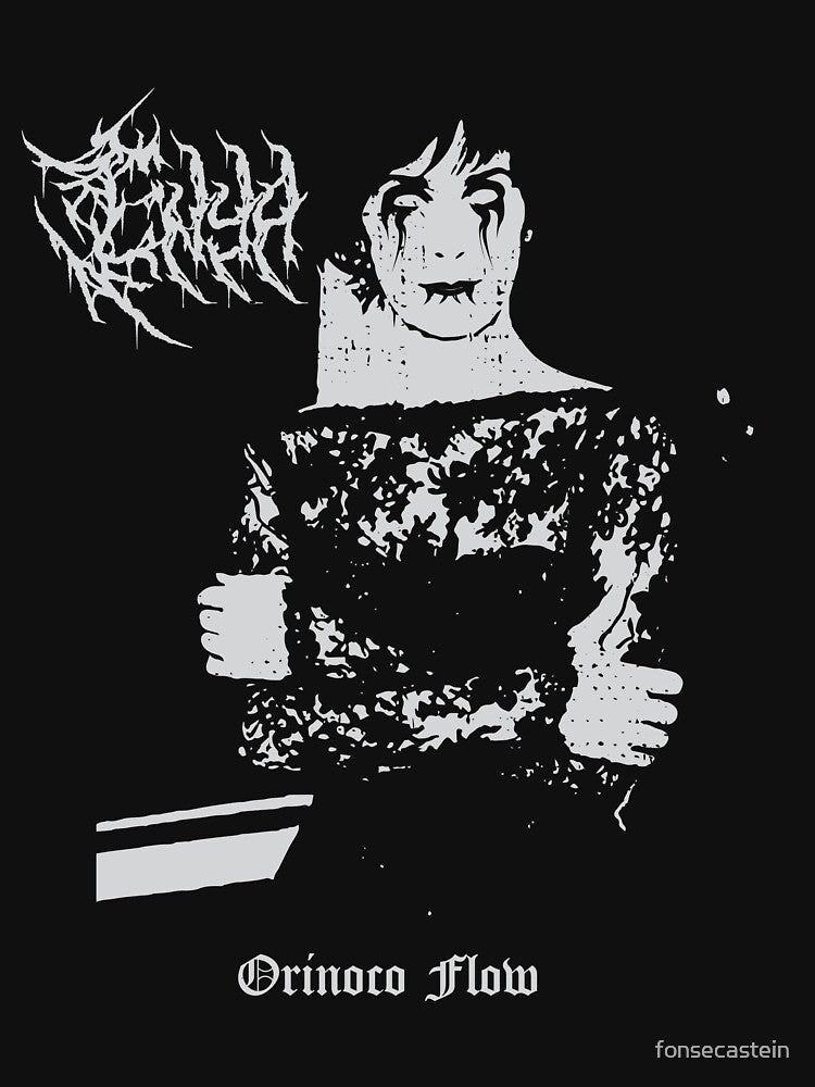 Enya Black Metaler - Distressed Shirt