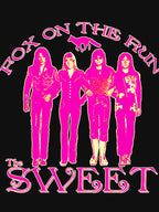 Sweet Fox On The Run Glam Rock Design Shirt