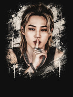 BTS Jimin Silence Vintage Grunge Graphic Shirt