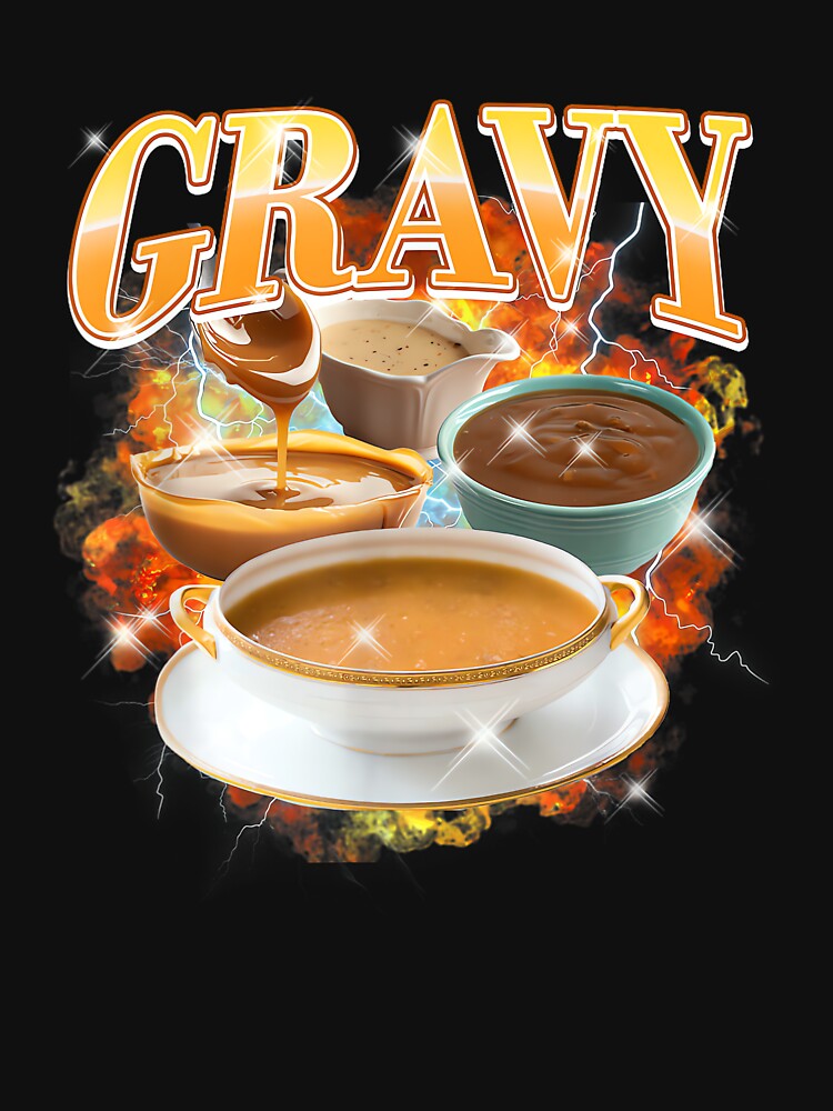 Thanksgiving Gravy Bootleg 90's Rap Rock Vintage Funny Shirt