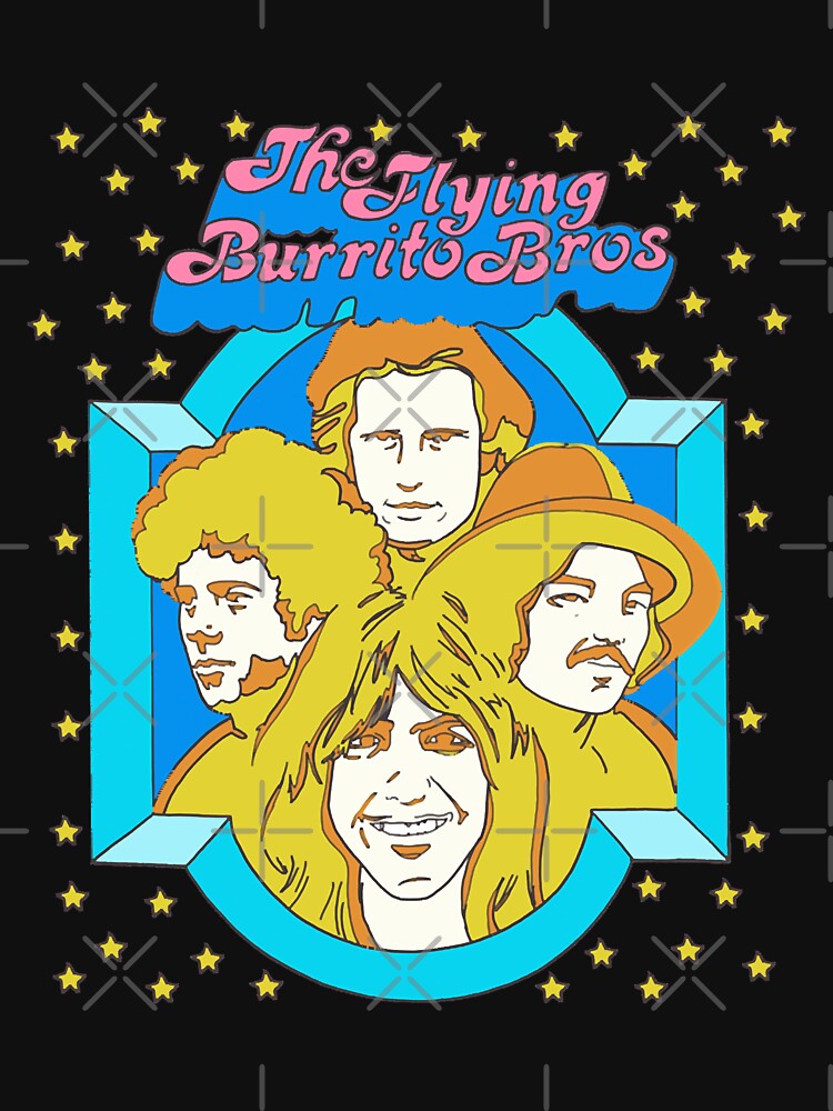 The Byrds Mr Tambourine - The Flying Band Burrito Bros Shirt