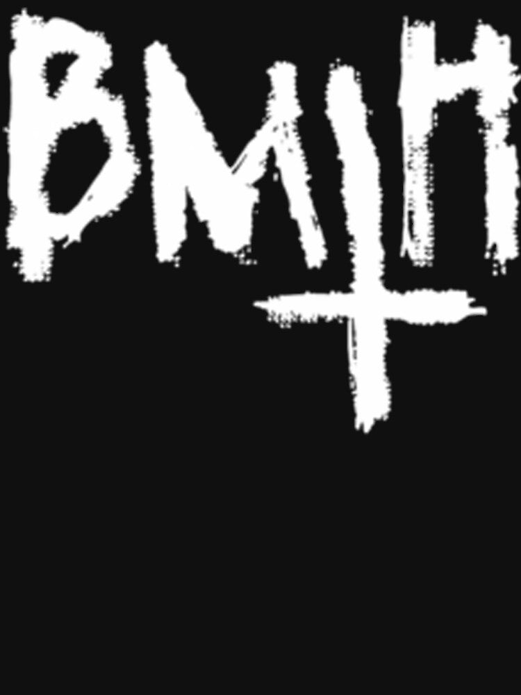 BMTH Inverted Cross White Text Metalcore Shirt