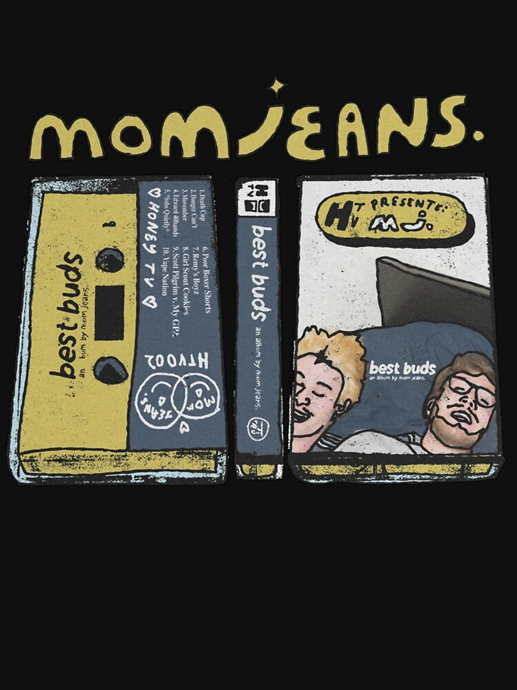 Mom Jeans Graphic Music Band Shirt