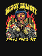 Missy Elliott Face Retro Bootleg Shirt