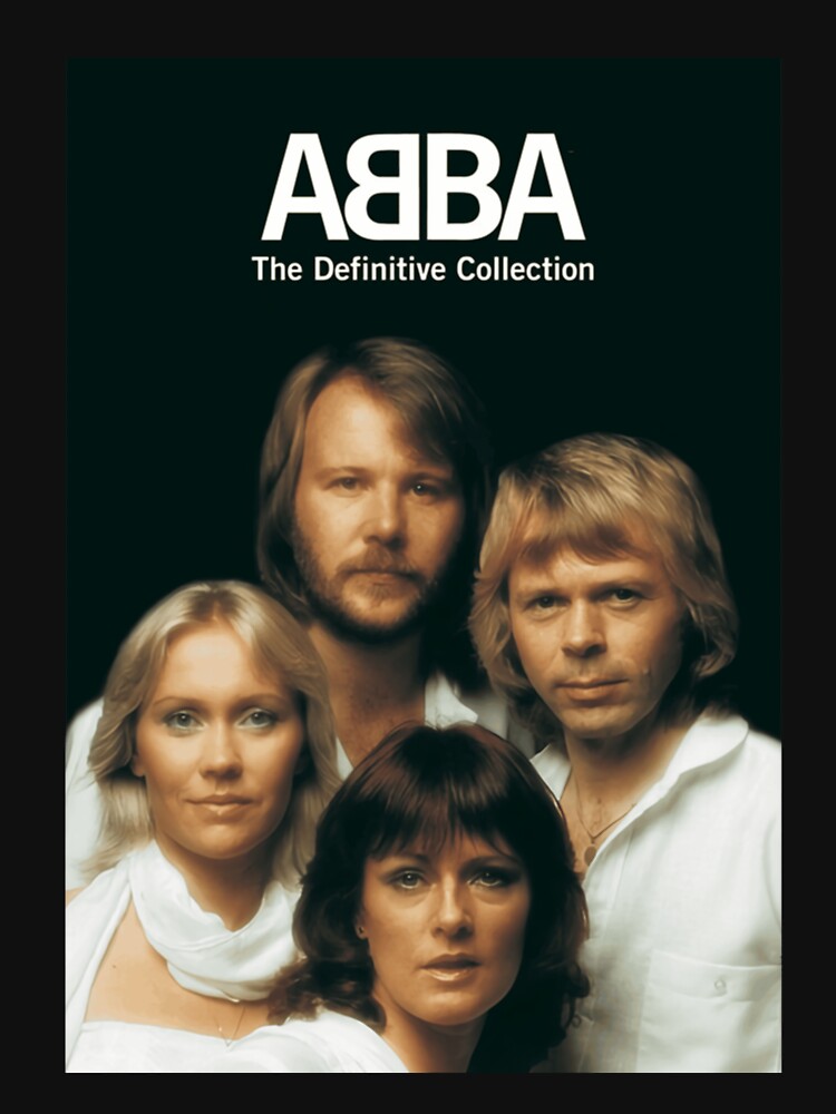 ABBA Definitive Collection Vintage Portrait Design Shirt