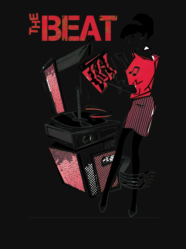 The Beat Girl Vinyl Record Player Shirt