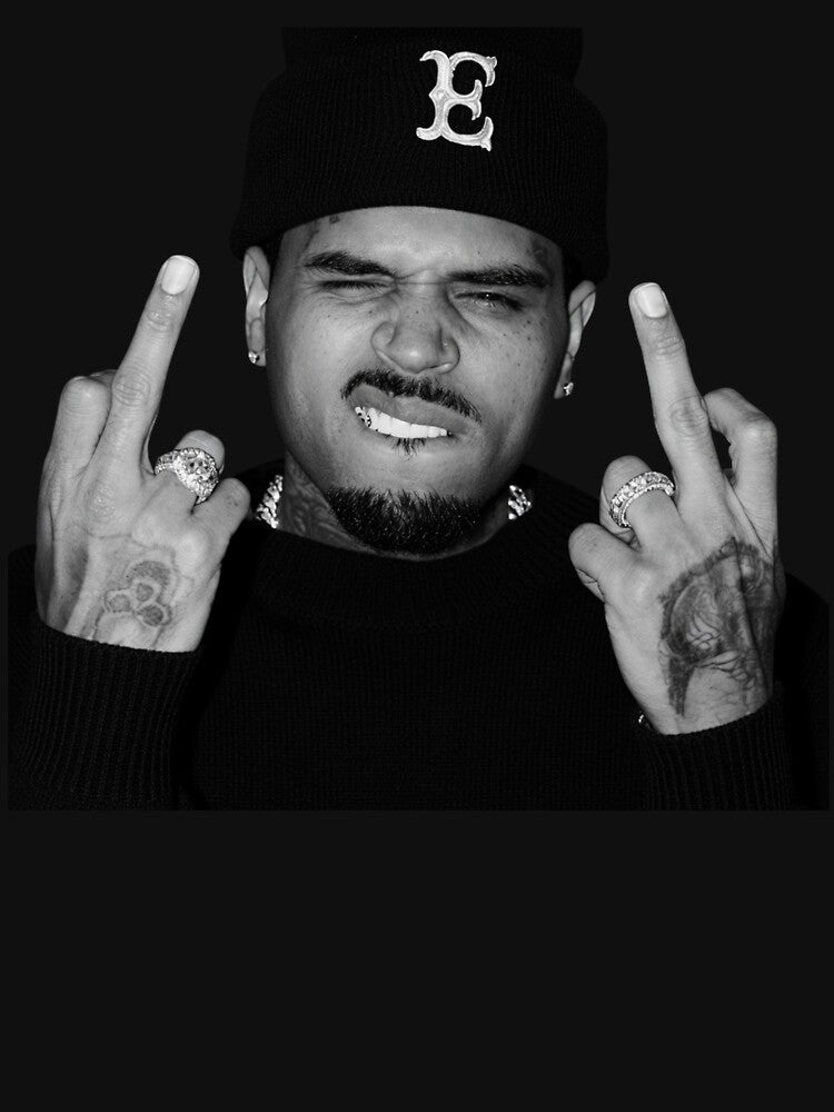 Chris Middle Finger Browns 2026 Music Tour Brown Usher RnB Tour Shirt