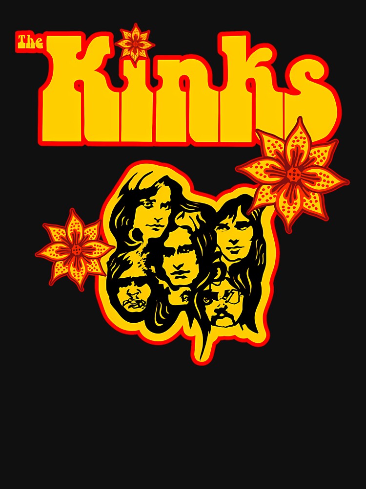 Th E Ki N Ks Vintage Garage Rock Graphic Design For Music Lovers Shirt
