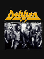 Dokken 80s Rock Vintage Band Collage Design Shirt