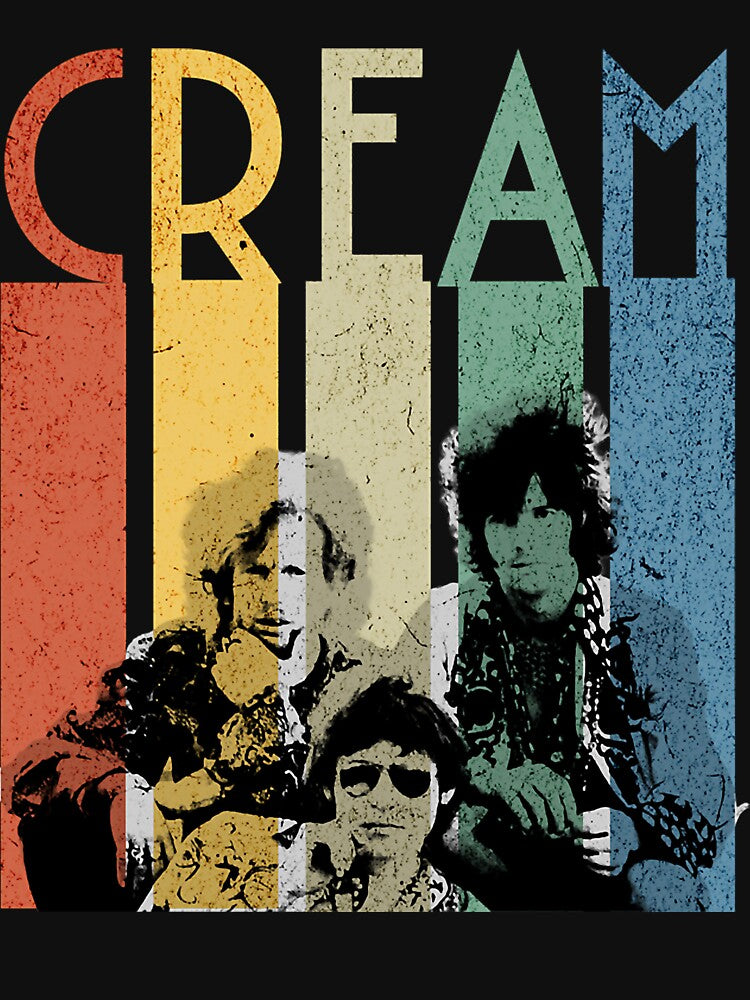 Cream Band Retro Shirt