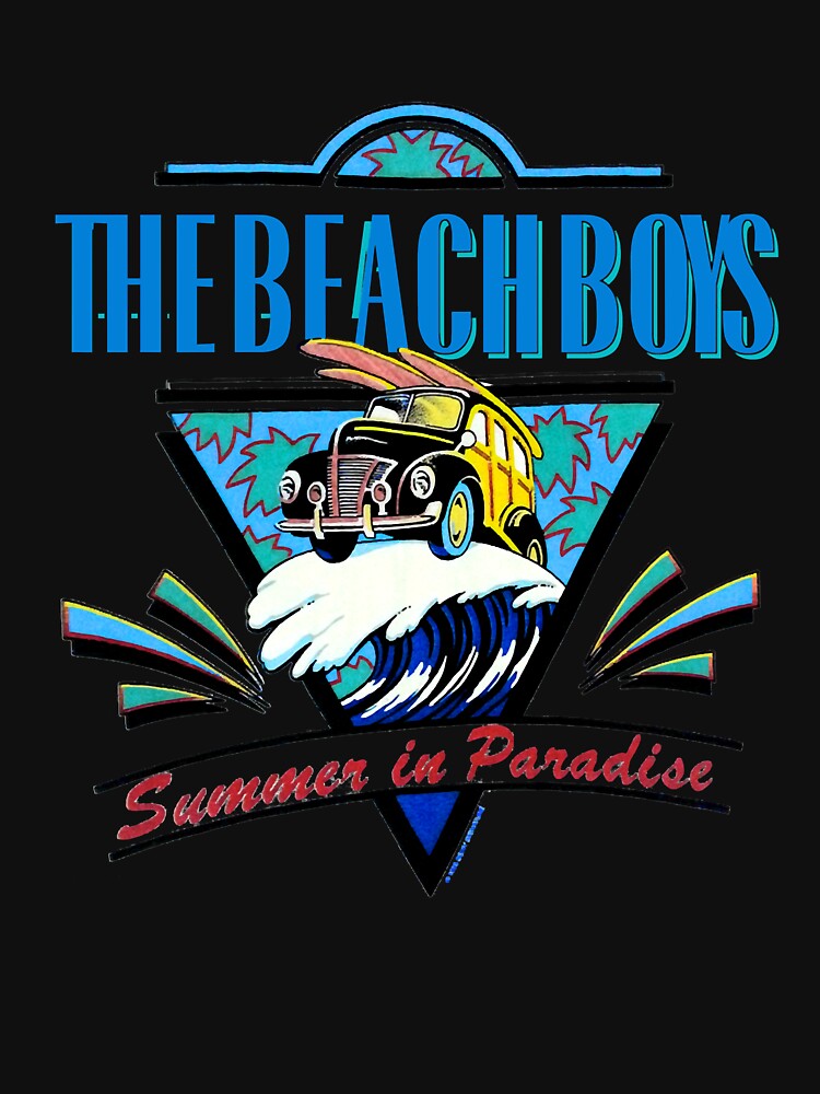 Vintage Rock Band Summer In Paradise Album Shirt