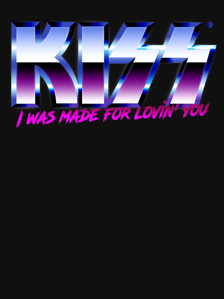 KISS - I Was Made For Lovin'you - Chrome Shirt