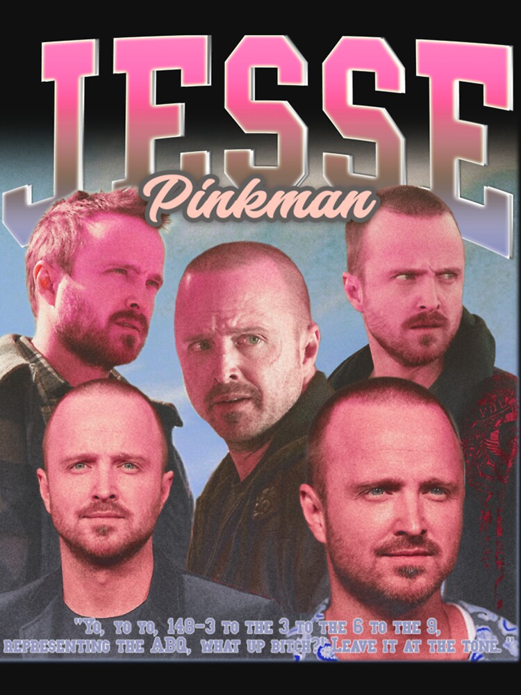 JESSE PINKMAN FAN Vintage 90s Rap Style Jesse Pinkman Fan Bootleg Fan Shirt