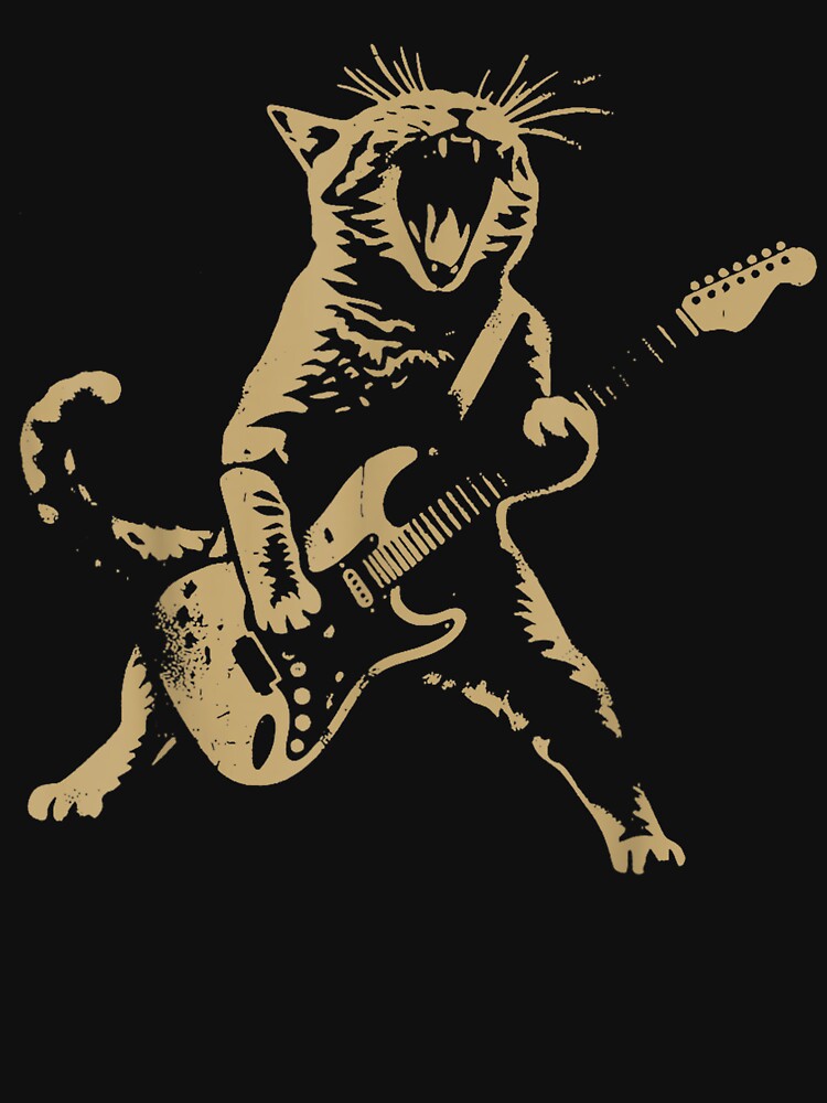 Cat Singer Guitar Shirt