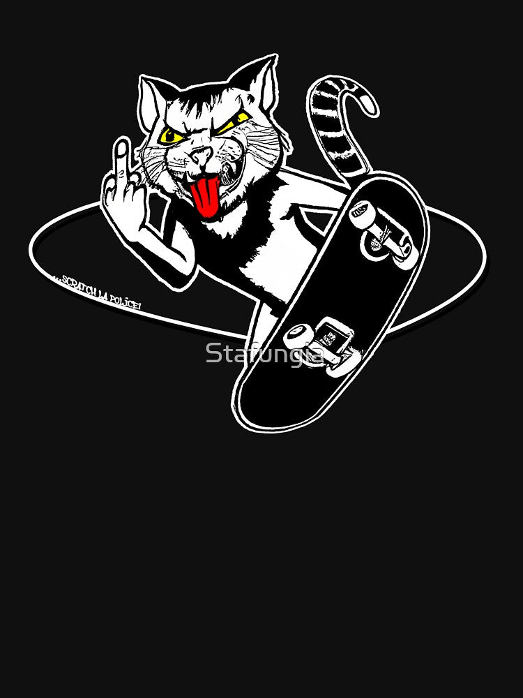 Skate Flip Cat Shirt
