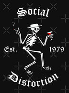 Vintage Social Arts Distortion Band Music 1979 Legends Shirt