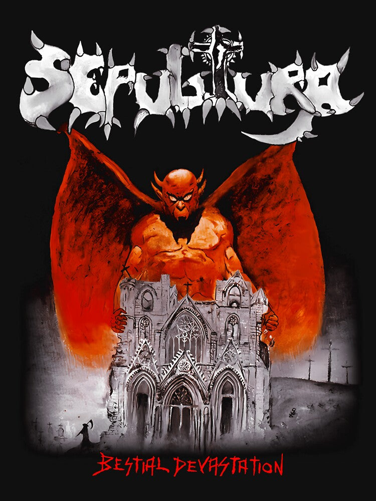 Bestial Devastation Old School Brazillian Metal Shirt