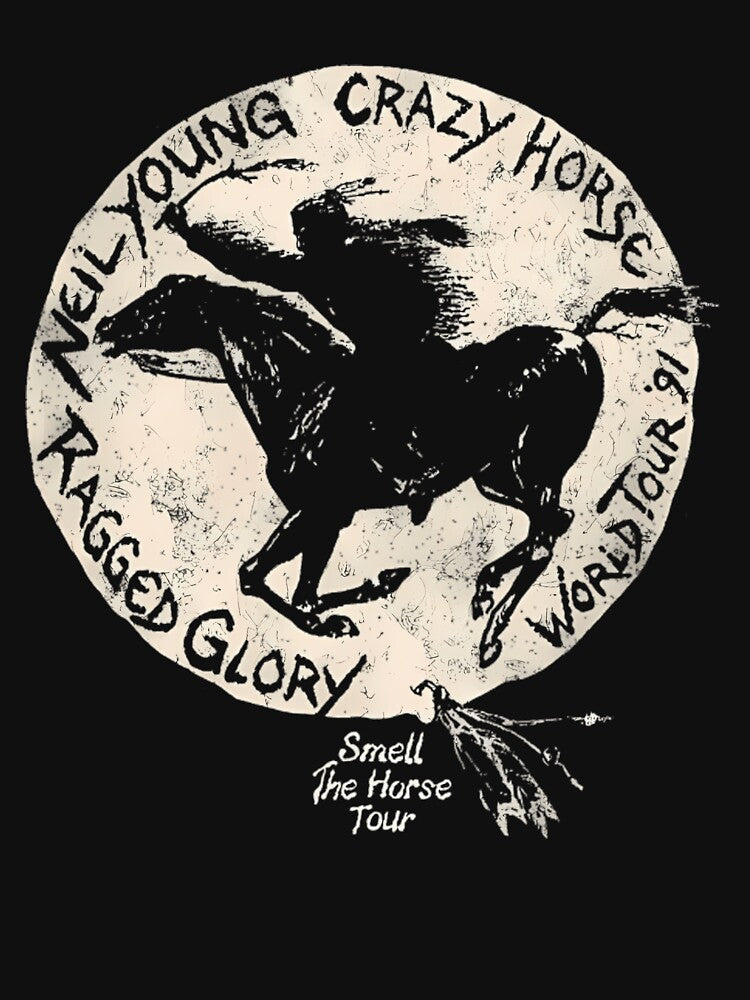 Neil Young Crazy Horse World Tour Tragged Glory Shirt