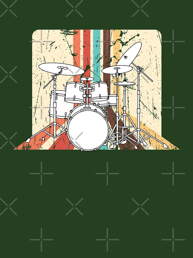 Drum Kit Music Drums Drummer Drumming Shirt