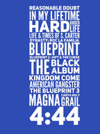 Jay Z Album Collective Design Shirt