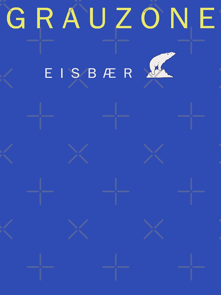 Grauzone Eisbär Minimalist Post-Punk Design Swiss Cold Wave Tribute Shirt