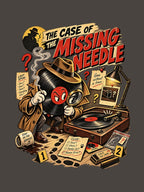 The Case Of The Missing Needle Vinyl Detective Shirt