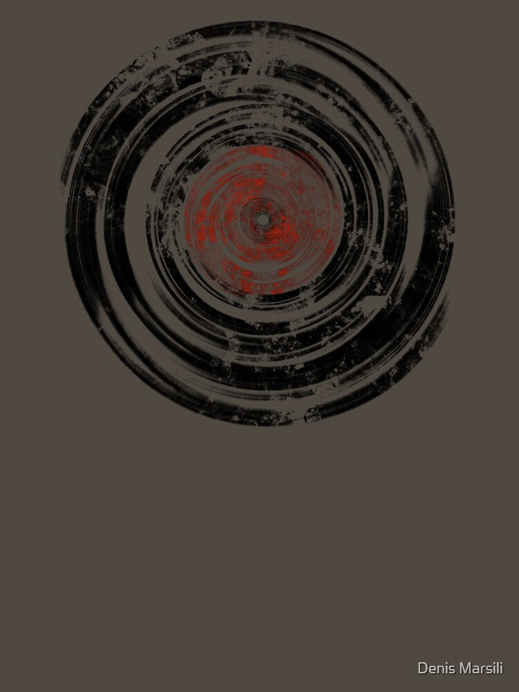 Old Vinyl Records Urban Grunge Shirt