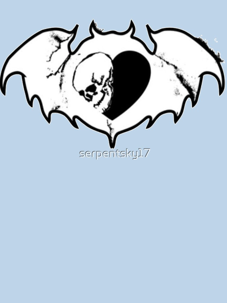 Clandestine Skull Bat White Shirt