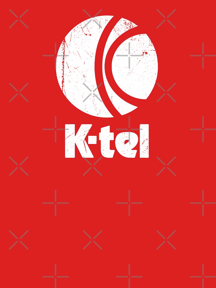 Distressed Vintage K-tel Logo White Shirt
