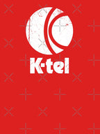 Distressed Vintage K-tel Logo White Shirt
