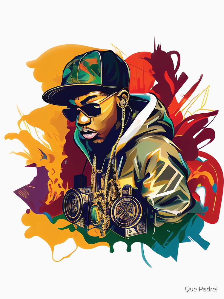 Hip Hop And Rap Street Art And Graffiti Style Vibing And Listening To Shirt