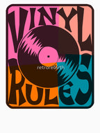 Vinyl Records Rule Pop Art Shirt